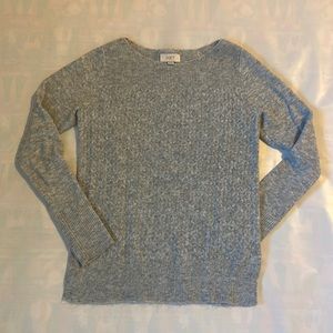 LOFT gray crewneck sweater